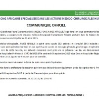 AIMES-AFRIQUE Official announcement