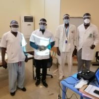 AIMES-AFRIQUE Sénégal offre des visières de protection faciale à ses membres et au personnel médical