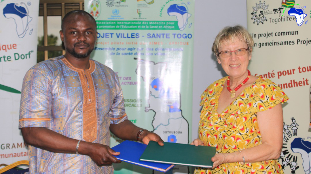 Convention de partenariat : AIMES-AFRIQUE et Aktion Pit Togohilfe renouvellent leur engagement pour la promotion de la santé, de l’éducation et du développement en milieu rural