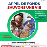Émission SINAM-HONAM de AIMES-AFRIQUE : appel de fonds pour sauver un nourrisson de 9 mois